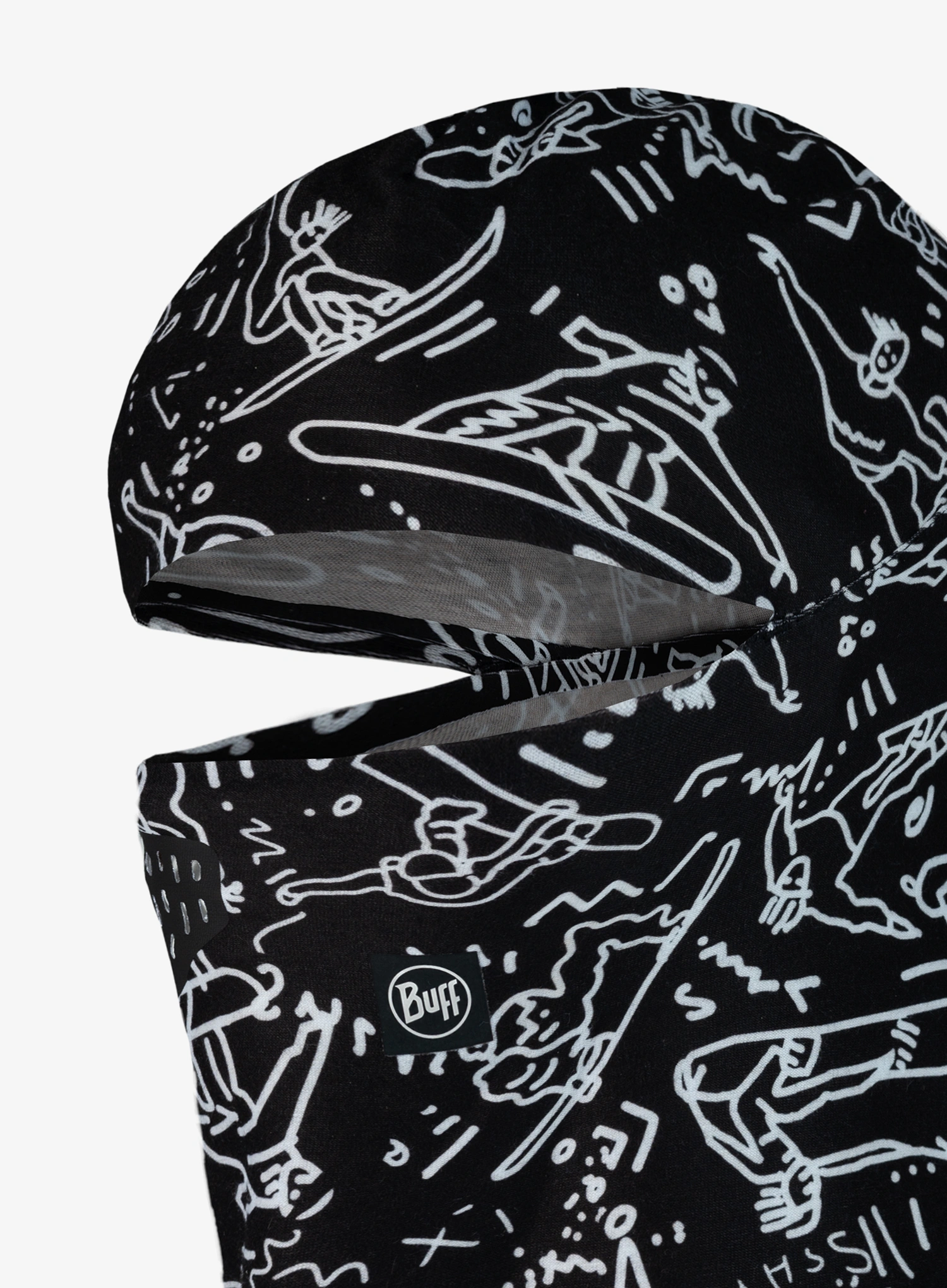 Dětská kukla Buff Thermonet Hinged Balaclava - tivat black