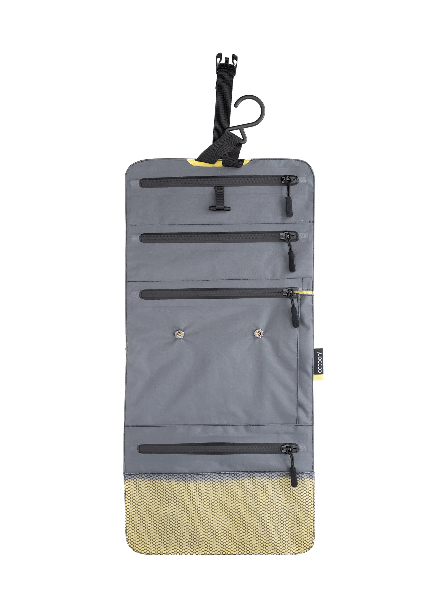Kosmetická taštička Cocoon Hanging Toiletry Kit - Minimalist - grey/black/yellow