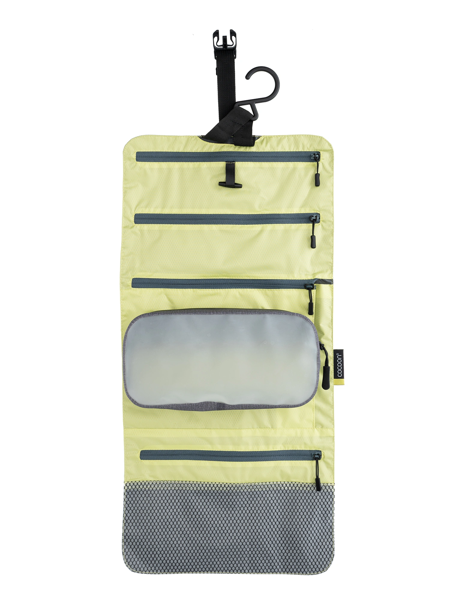 Kosmetická taštička Cocoon Hanging Toiletry Kit - Minimalist - Light - star grey/ wild lime