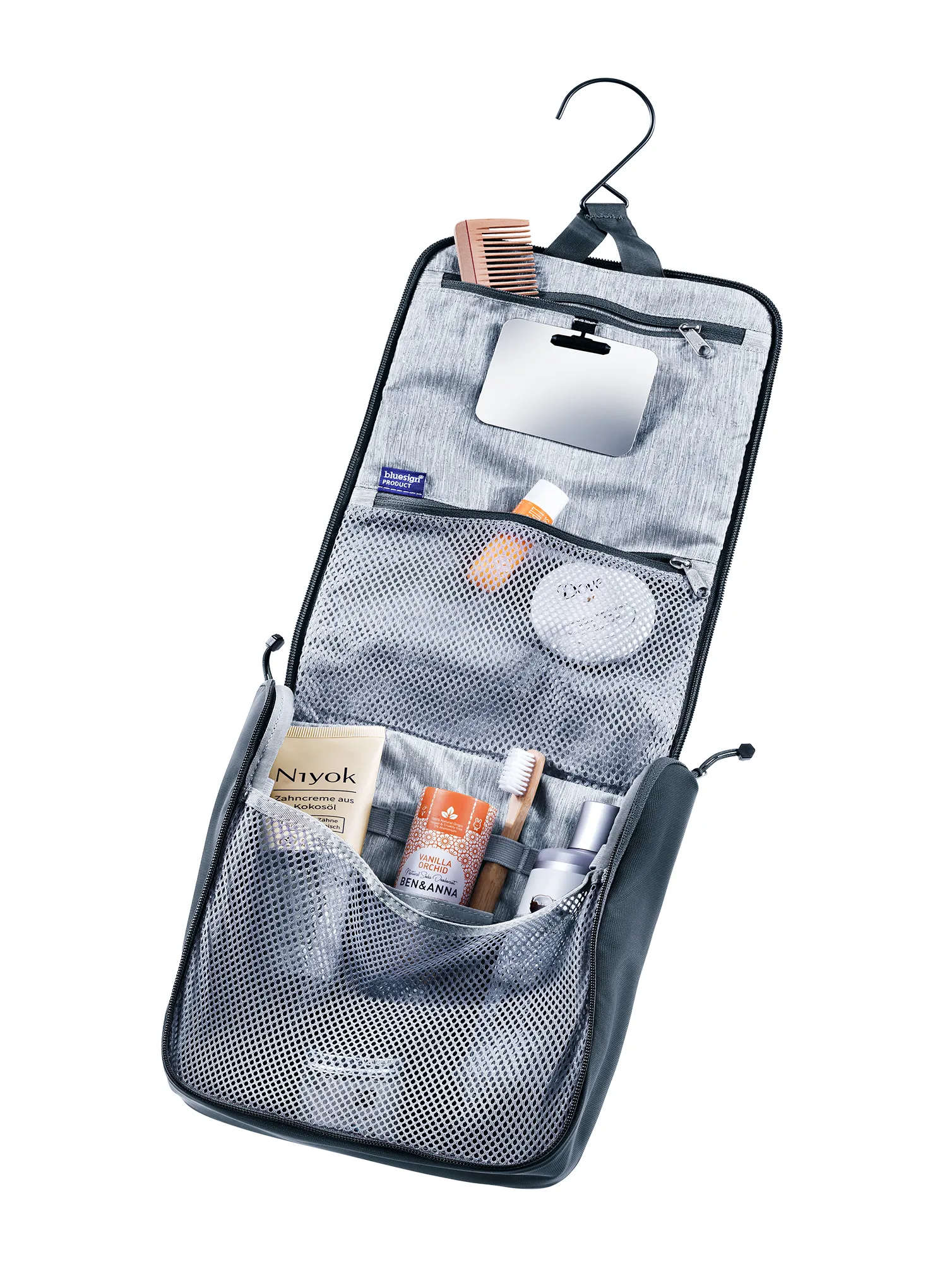 Kosmetická taštička Deuter Wash Center II - black/black