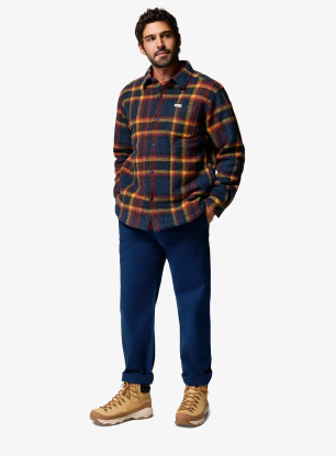 Košile Columbia Hunter Arch Shirt Jacket - collegiate navy track plaid