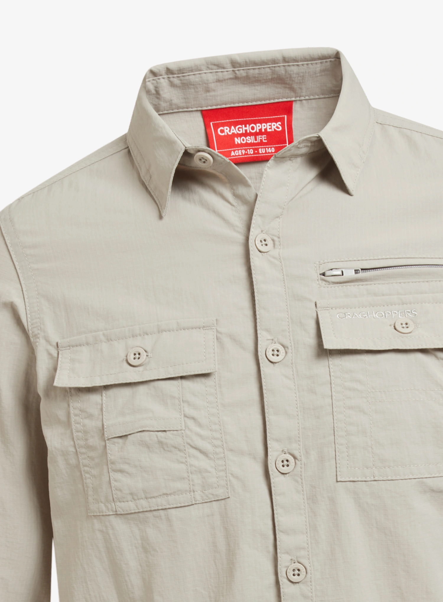 Košile Craghoppers NosiLife Adventure Long Sleeved Shirt - parchment