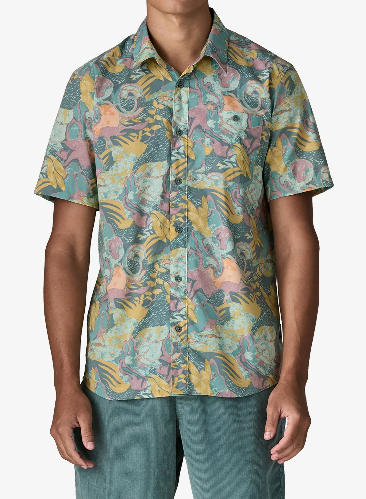 Košile Patagonia Go To Shirt - moon tripper/blue sage