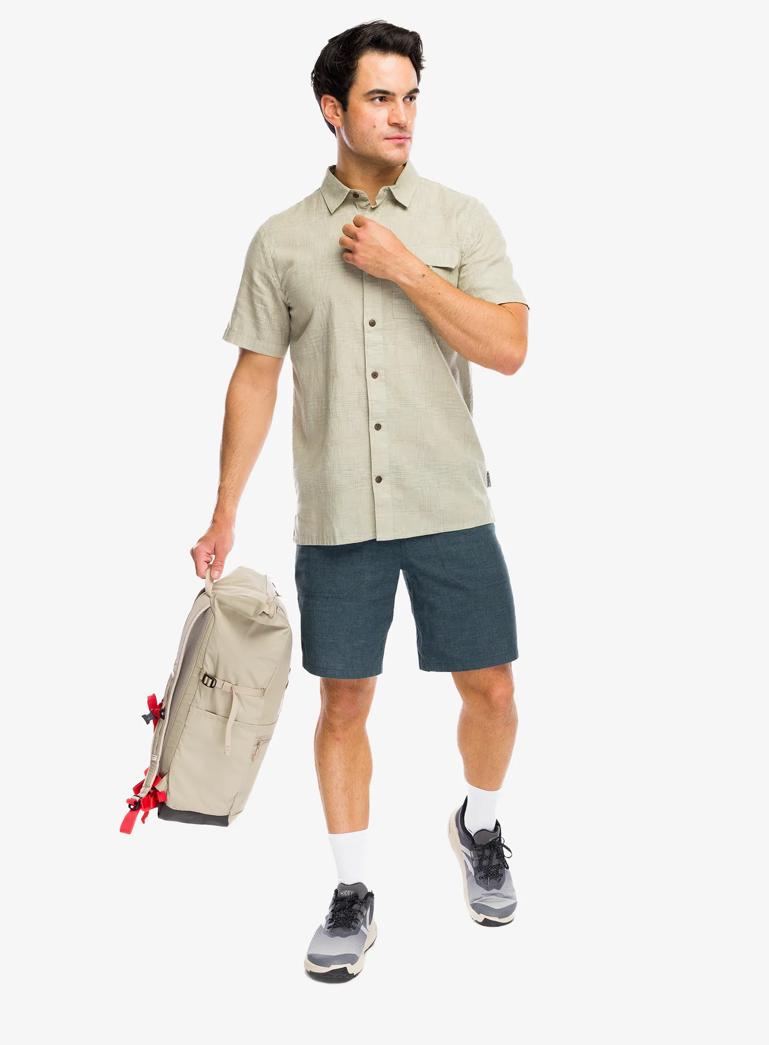 Košile Royal Robbins Hempline Spaced SS - elm