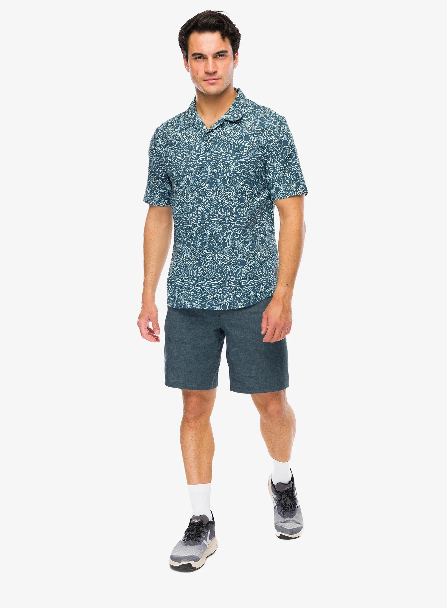 Košile Royal Robbins Salathe Sun Shirt S/S - orion blue solar pt