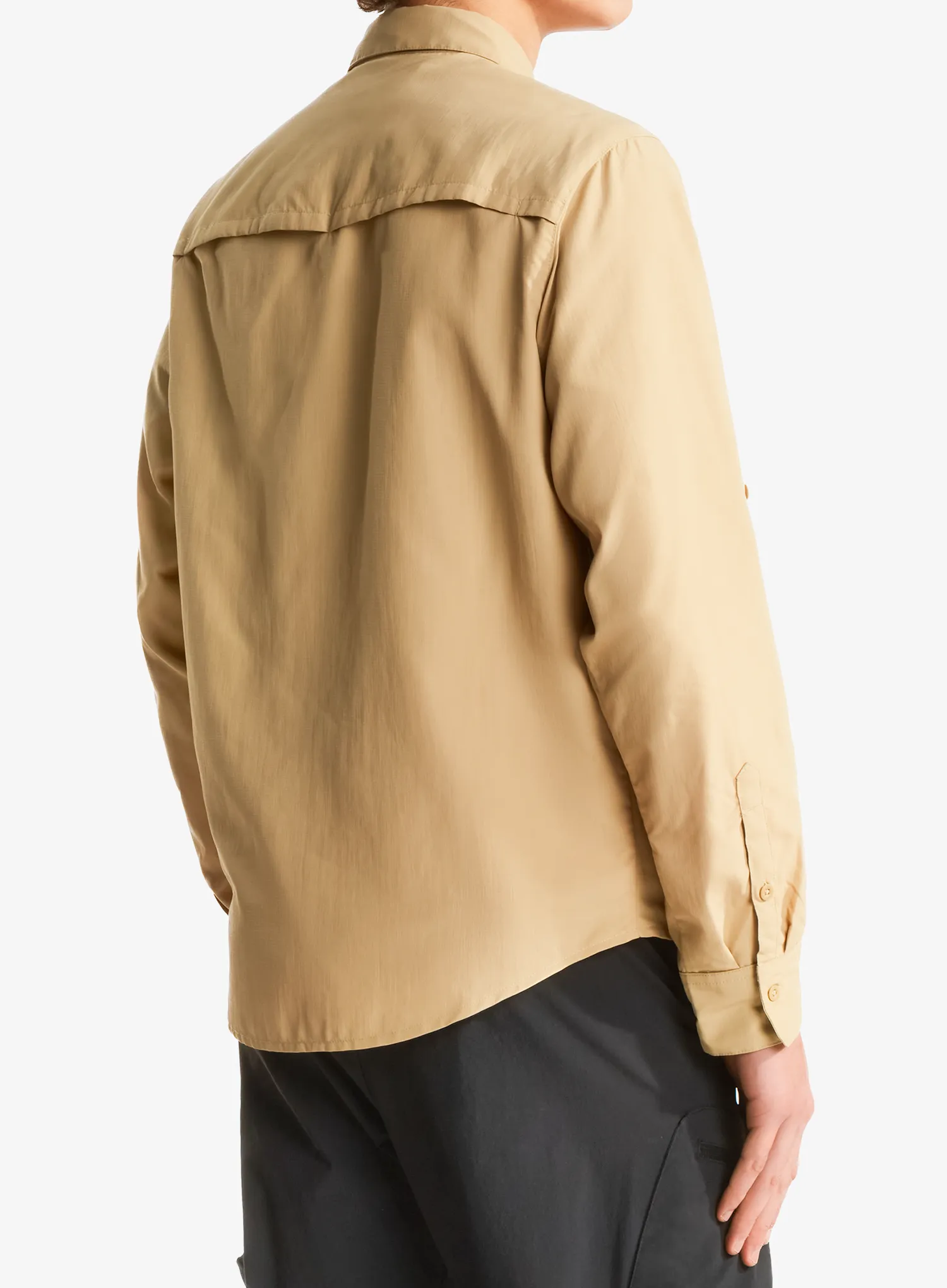 Košile The North Face Sequoia Long Sleeve Shirt - khaki stone