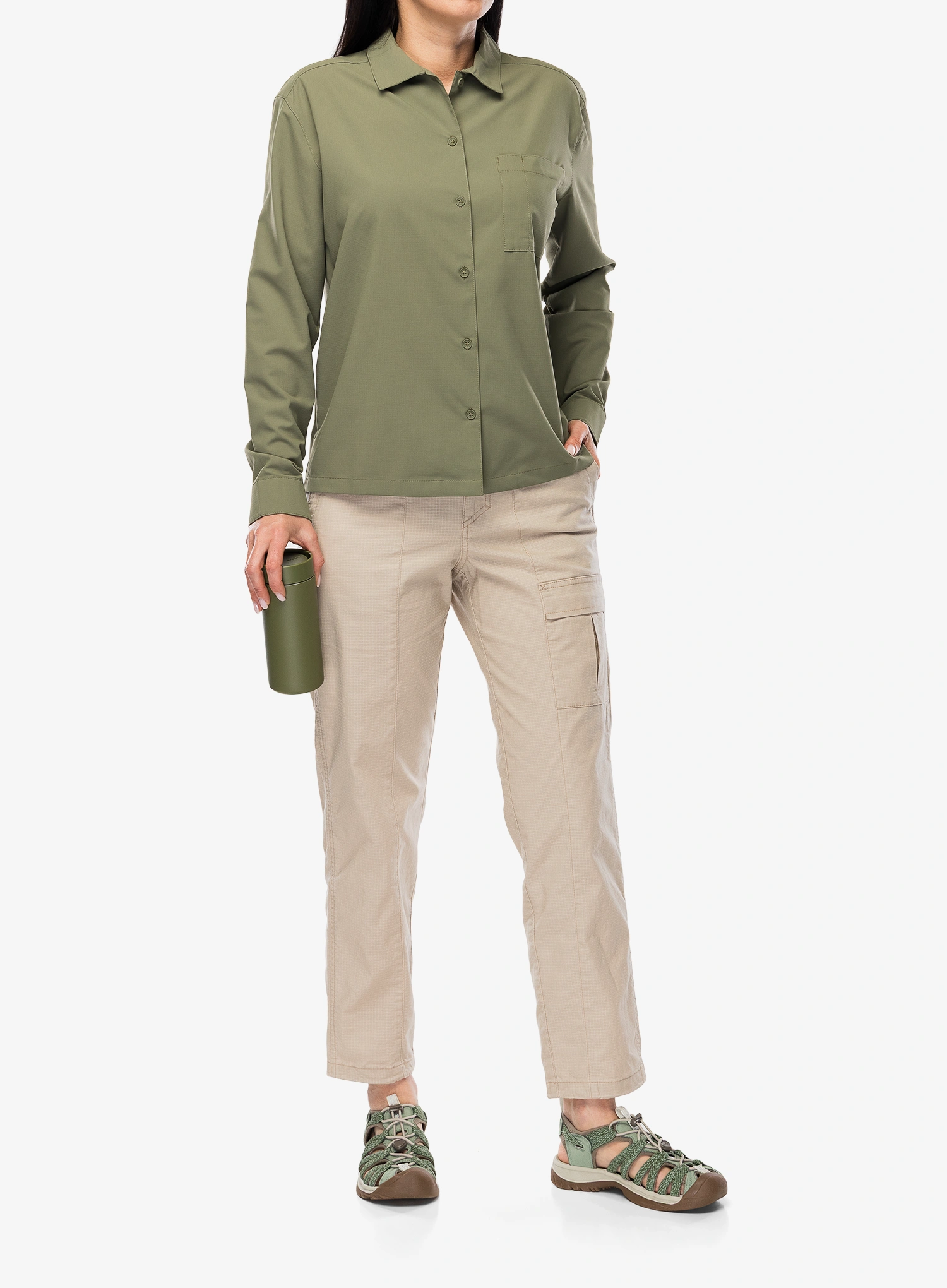 Košile dámská Royal Robbins Expedition III L/S - fiddlehead