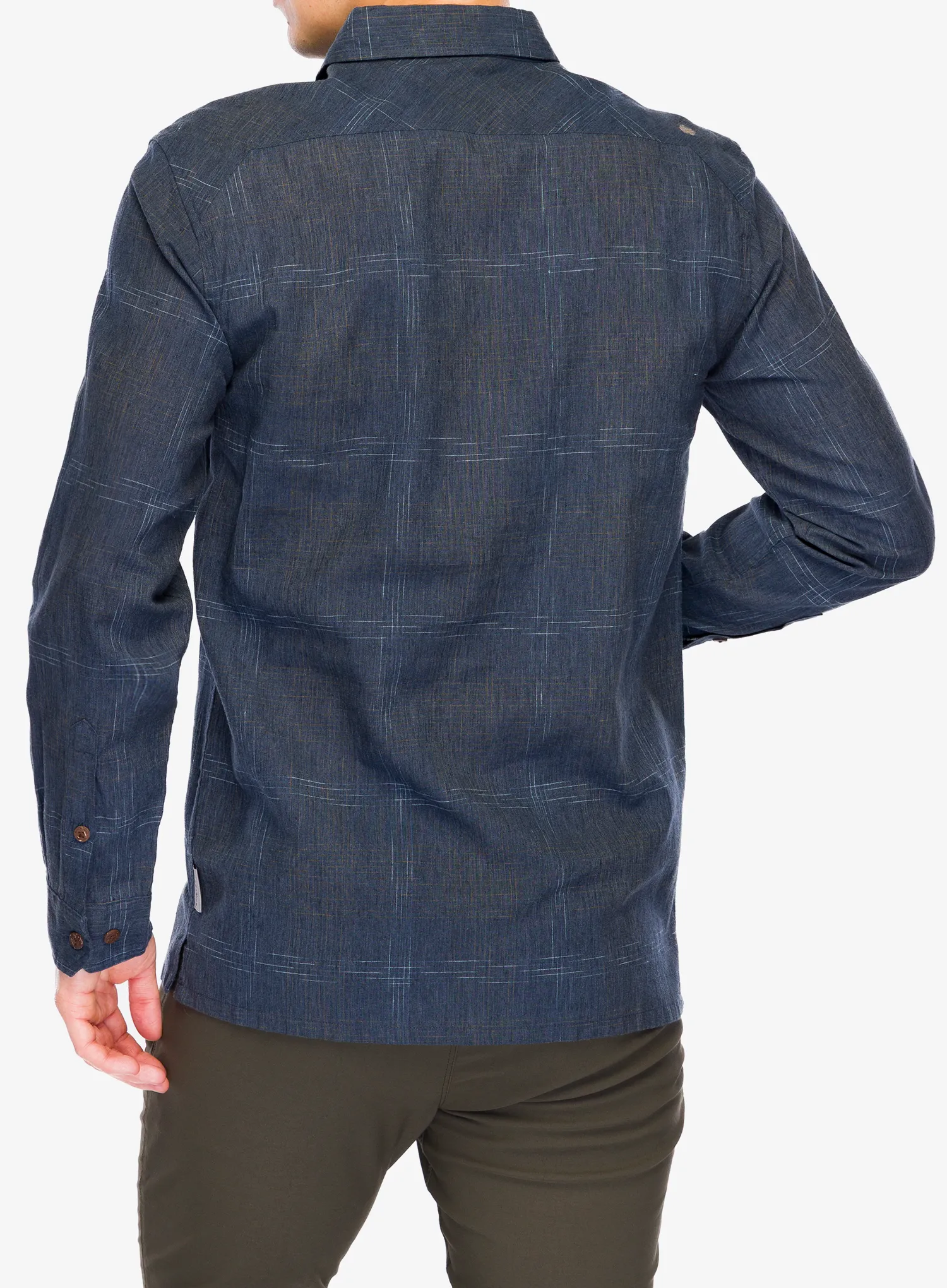 Košile Royal Robbins Hempline Spaced LS - collins blue