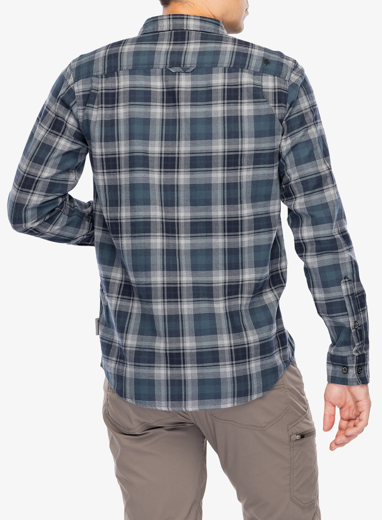 Košile Royal Robbins Lieback Organic Cotton Flannel LS - navy dipsea pld