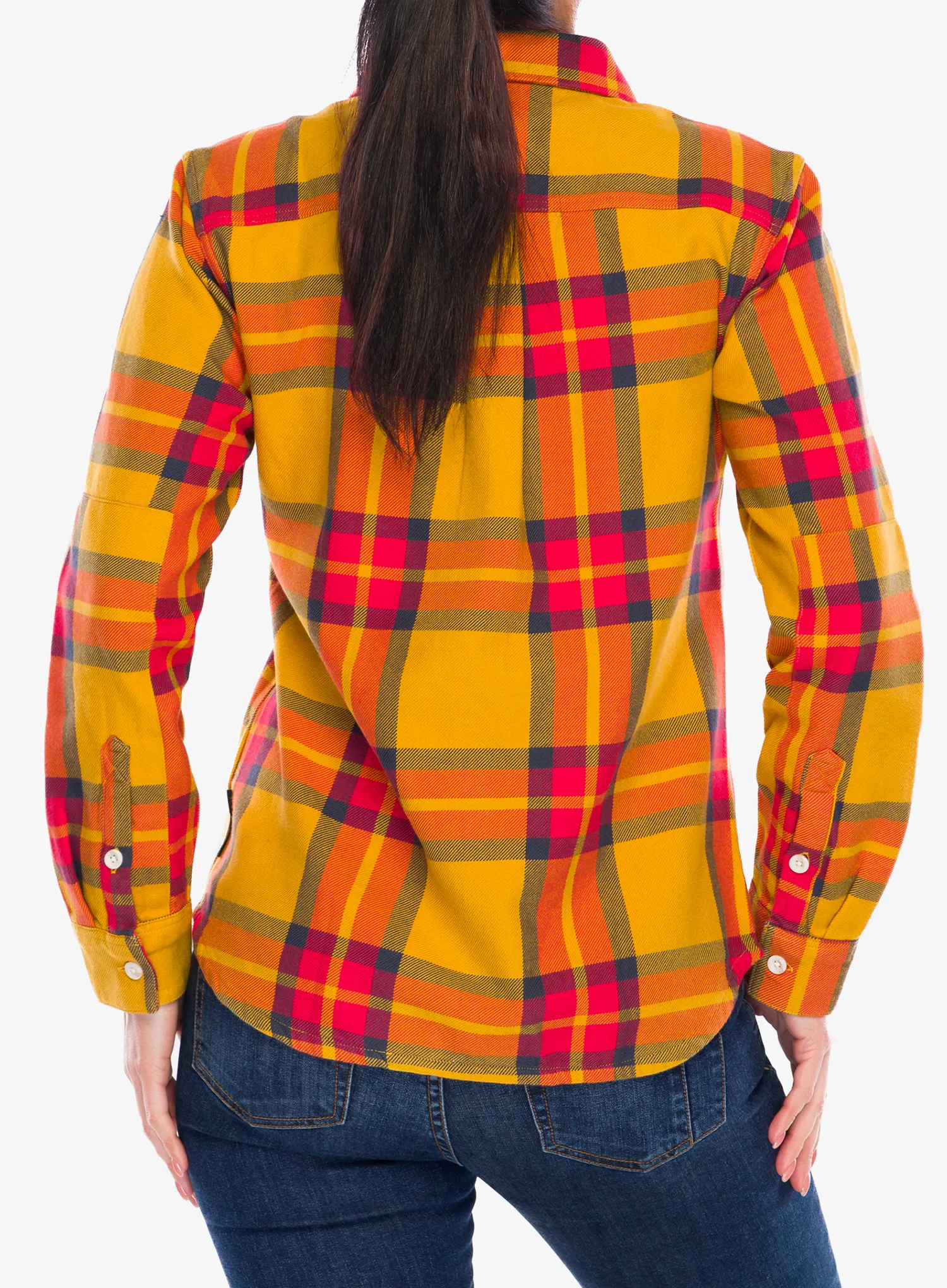 Dámská turistická košile Black Diamond Project Twill LS Shirt - amber/coral red