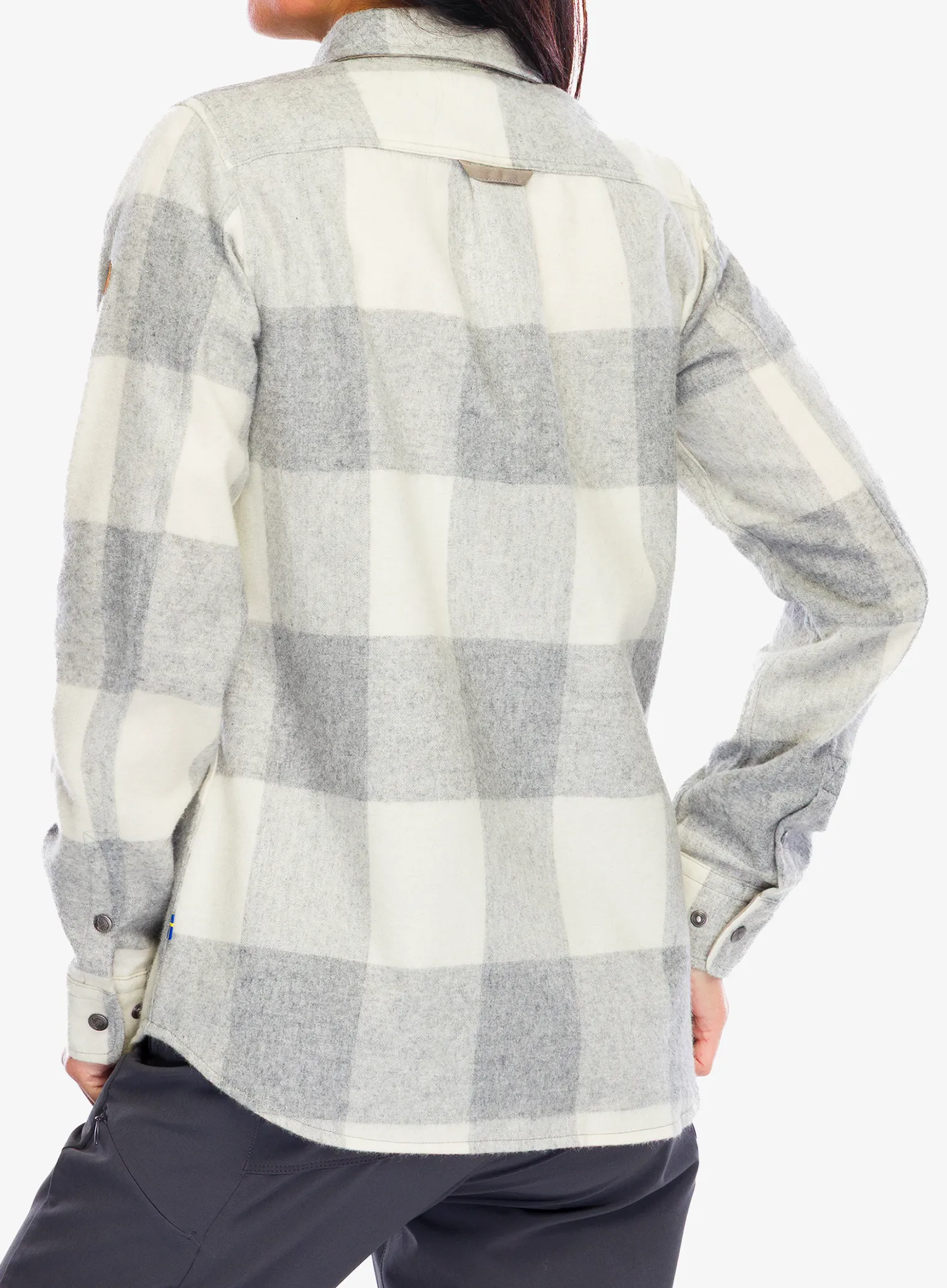 Dámská turistická košile Fjallraven Canada Shirt - fog/chalk white