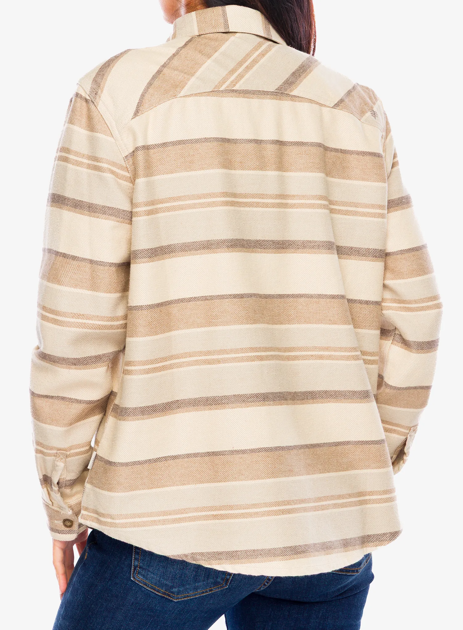 Dámská turistická košile Royal Robbins Clouds Rest Hemp LS - chalk pacific crest str