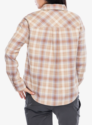 Dámská turistická košile Royal Robbins Lieback Overshirt - chalk dipsea pld