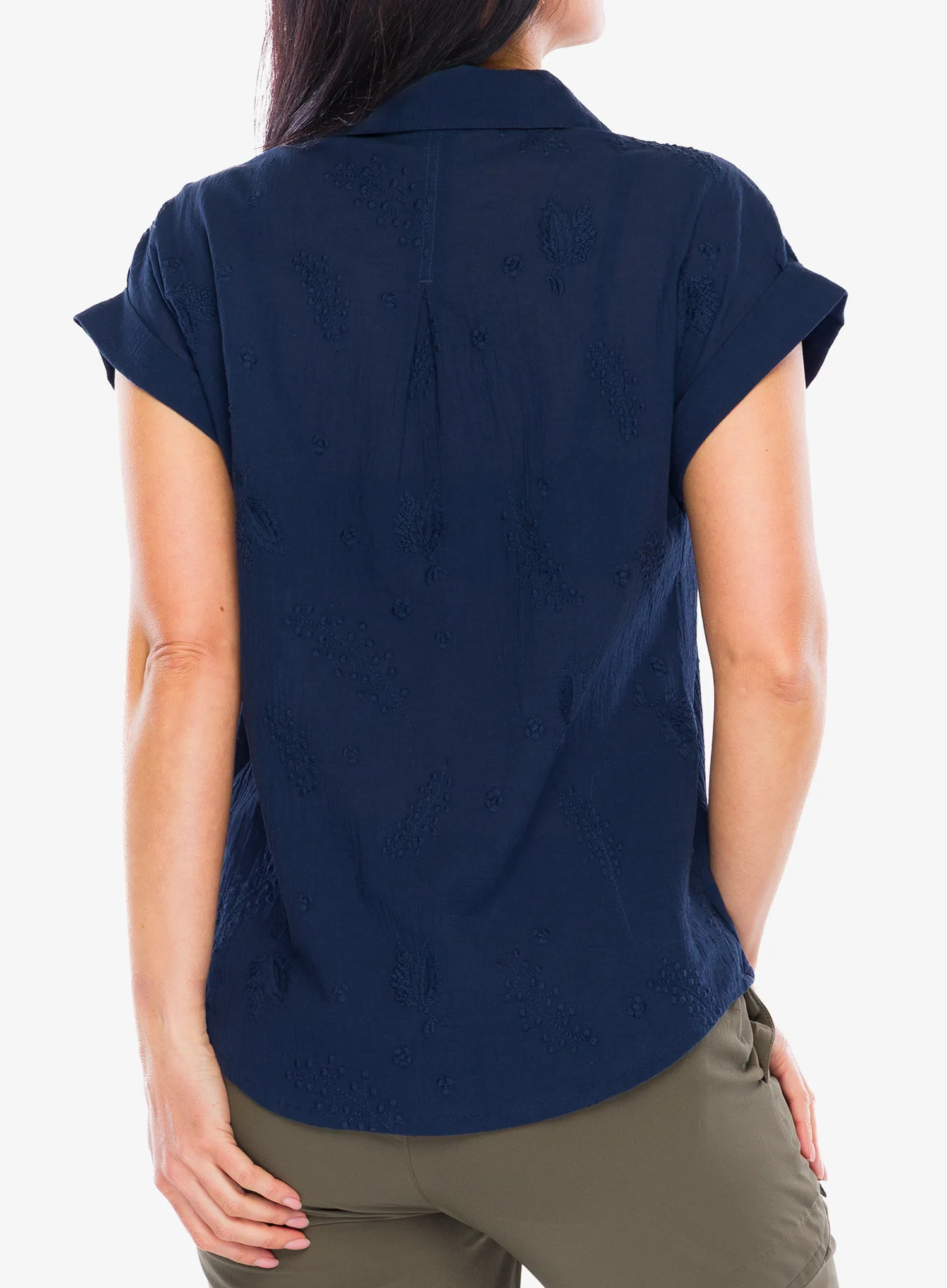 Dámská turistická košile Royal Robbins Oasis S/S - navy