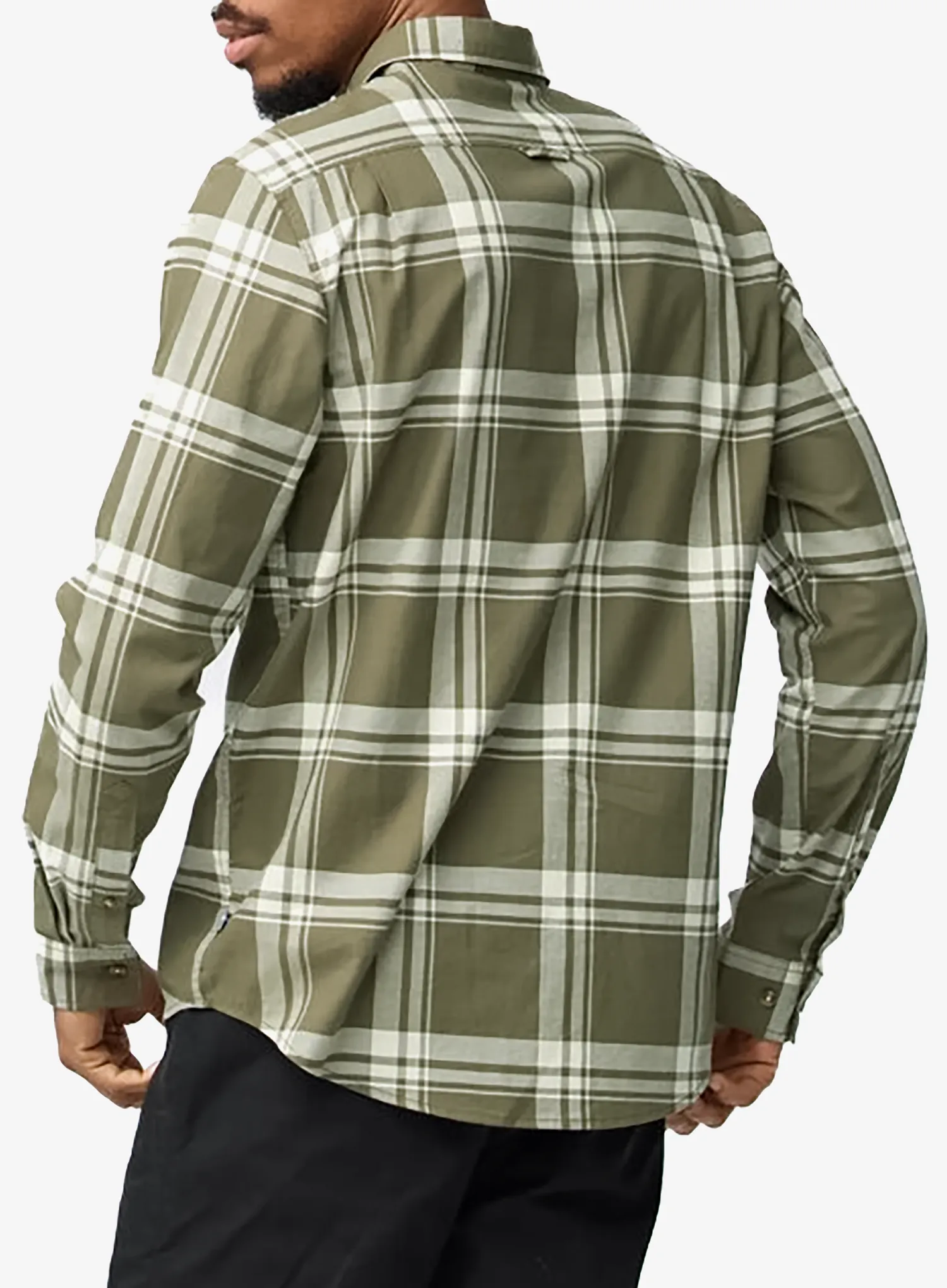 Turistická košile Fjallraven Ovik Lite Flannel Shirt - laurel green/chalk white