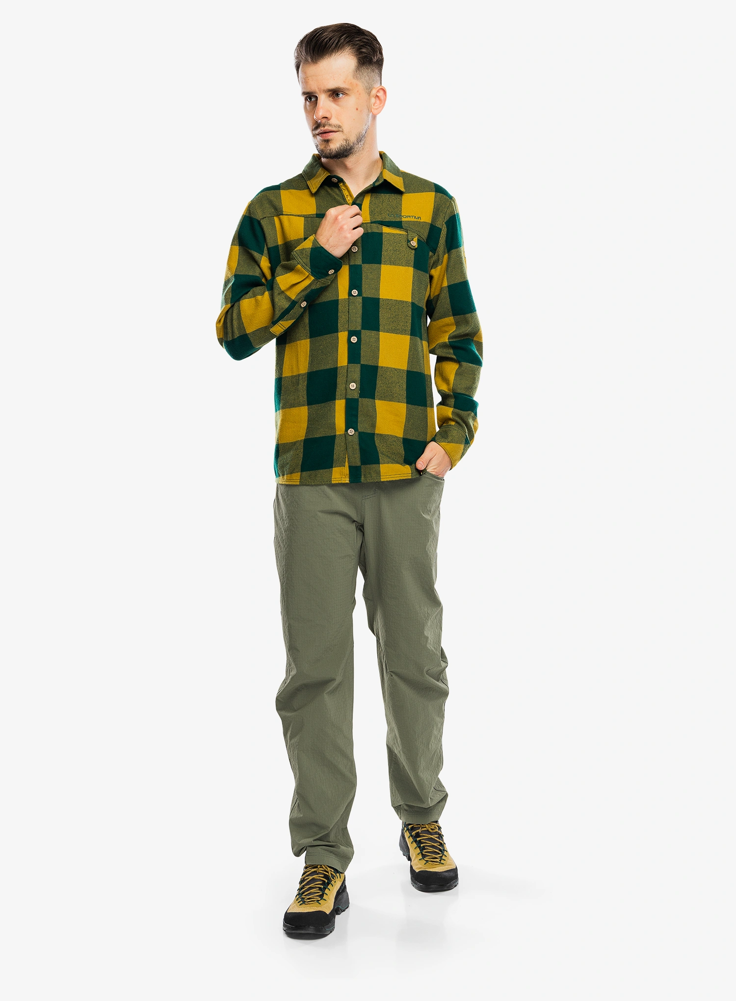 Turistická košile La Sportiva Rambler Flannel Shirt - jungle