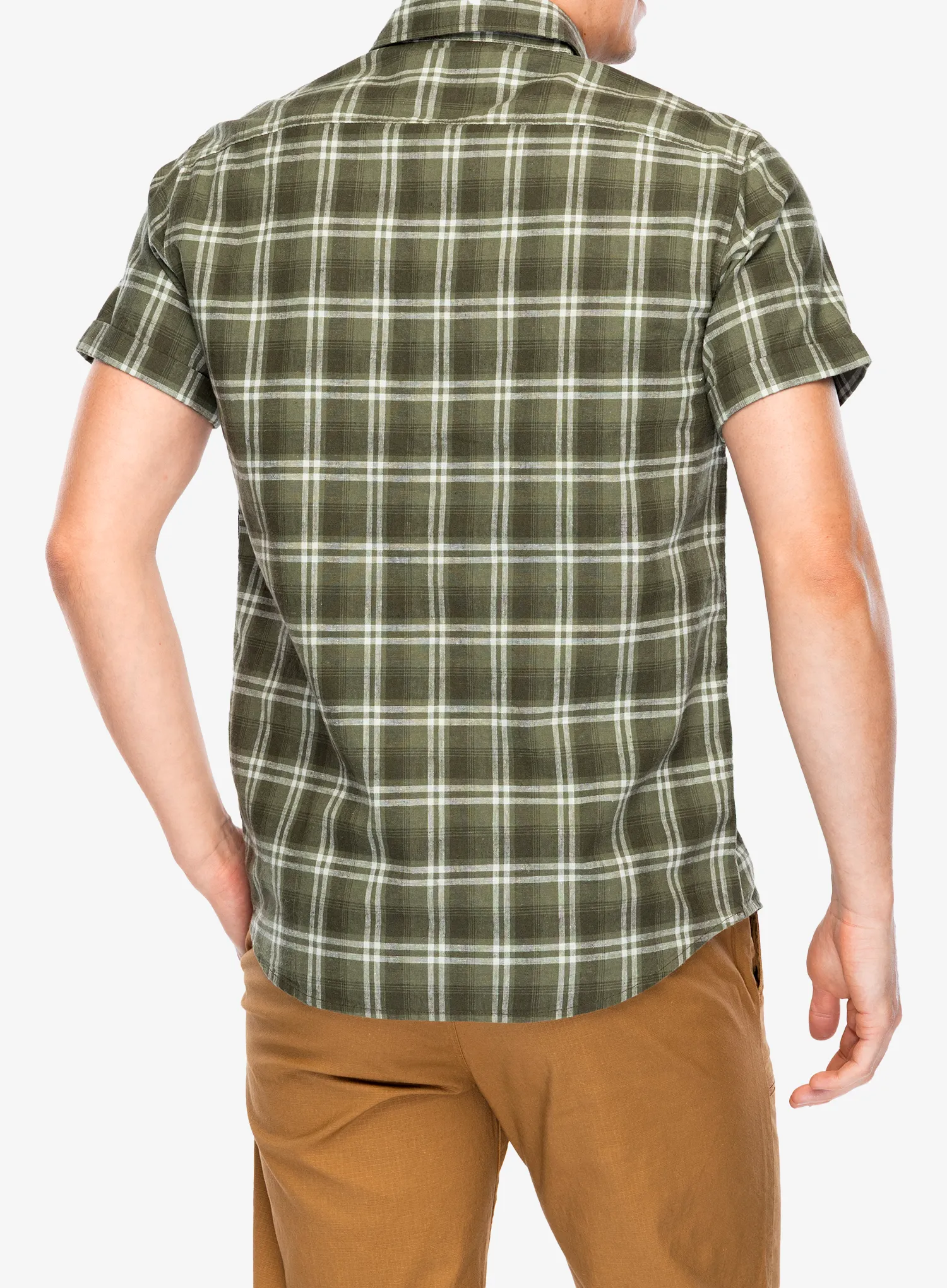 Turistická košile Mammut Trovat Summer Shirt - marsh/dark marsh