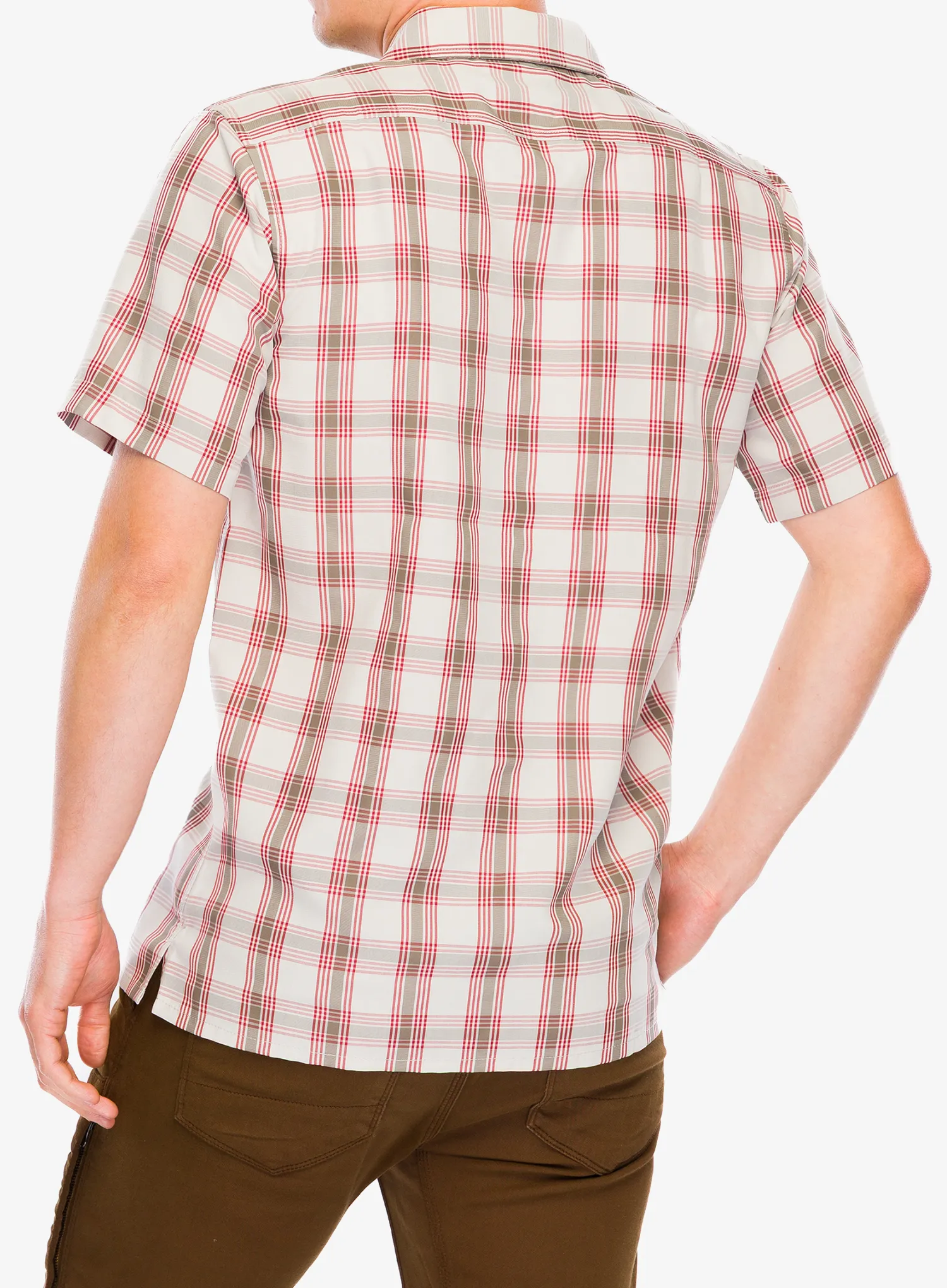Turistická košile Marmot Eldridge Novelty Classic S/S - birch bark oliver plaid