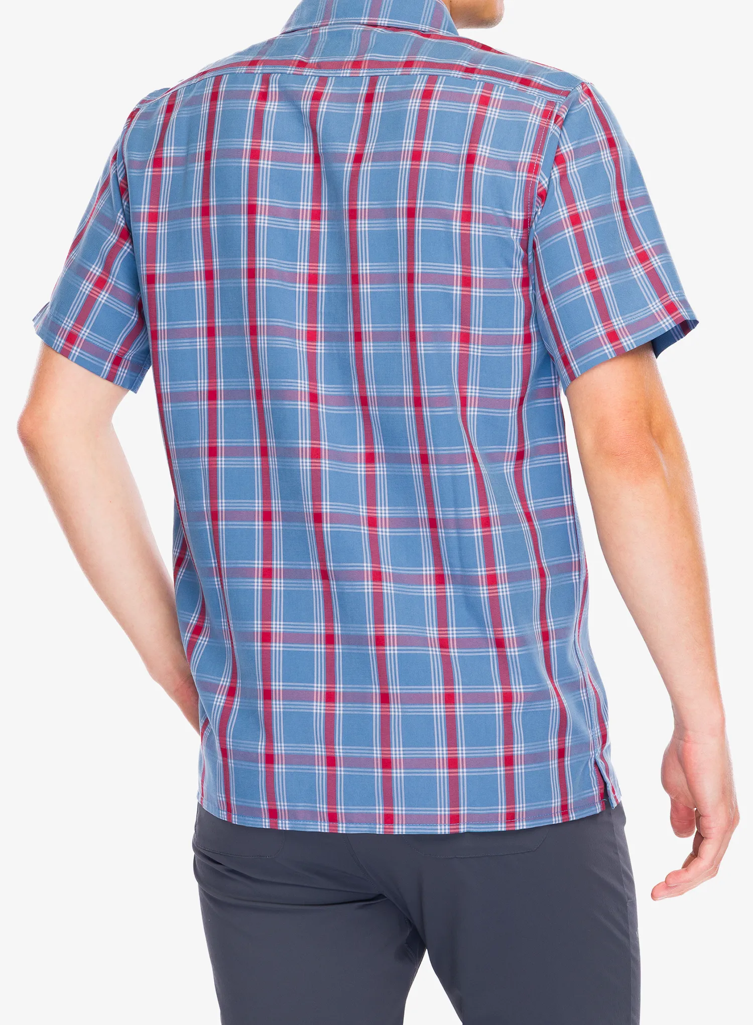 Turistická košile Marmot Eldridge Novelty Classic S/S - rain cloud oliver plaid