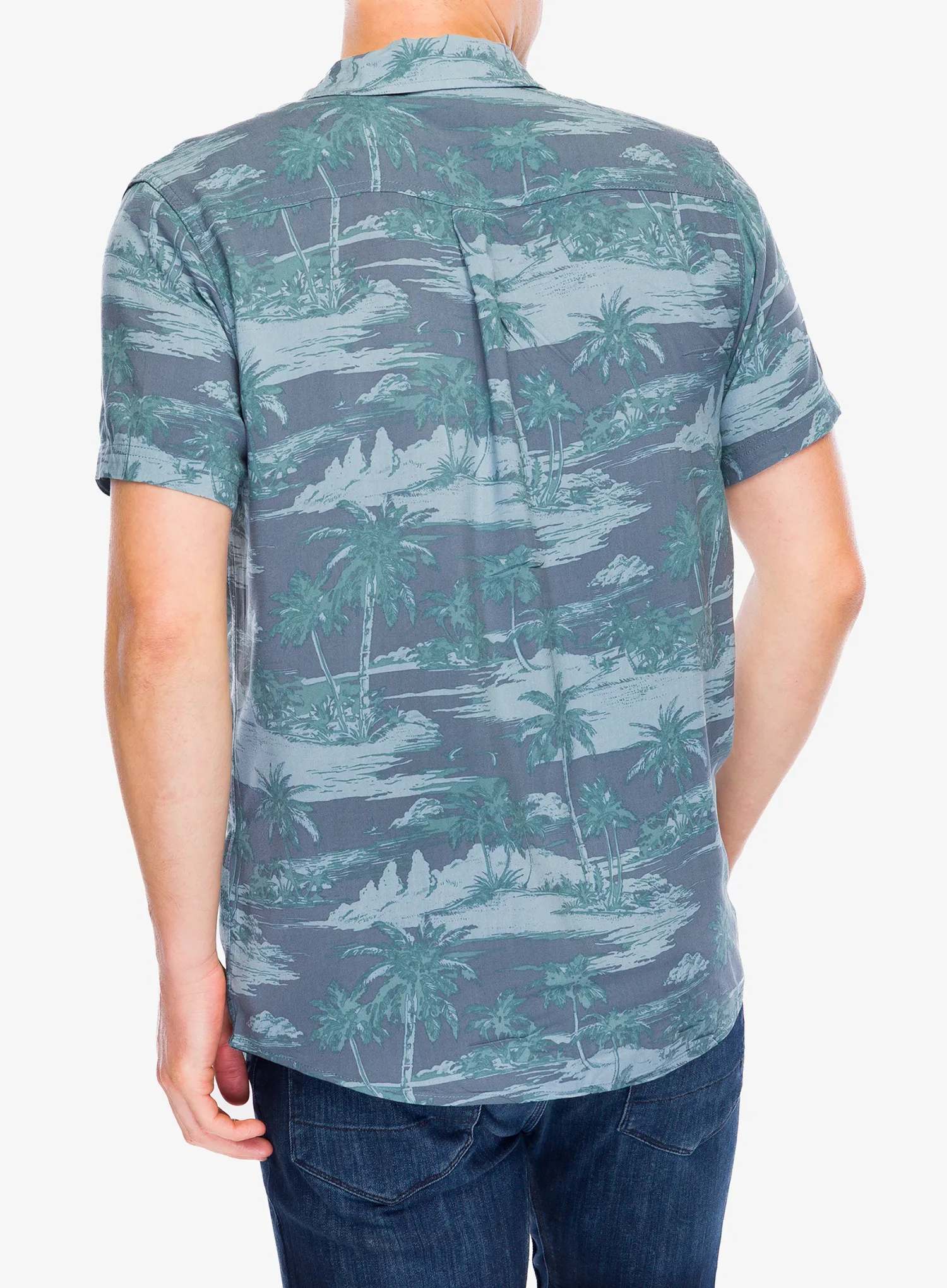 Turistická košile Rip Curl Dreamer Barrel Killa SS Shirt - pine night