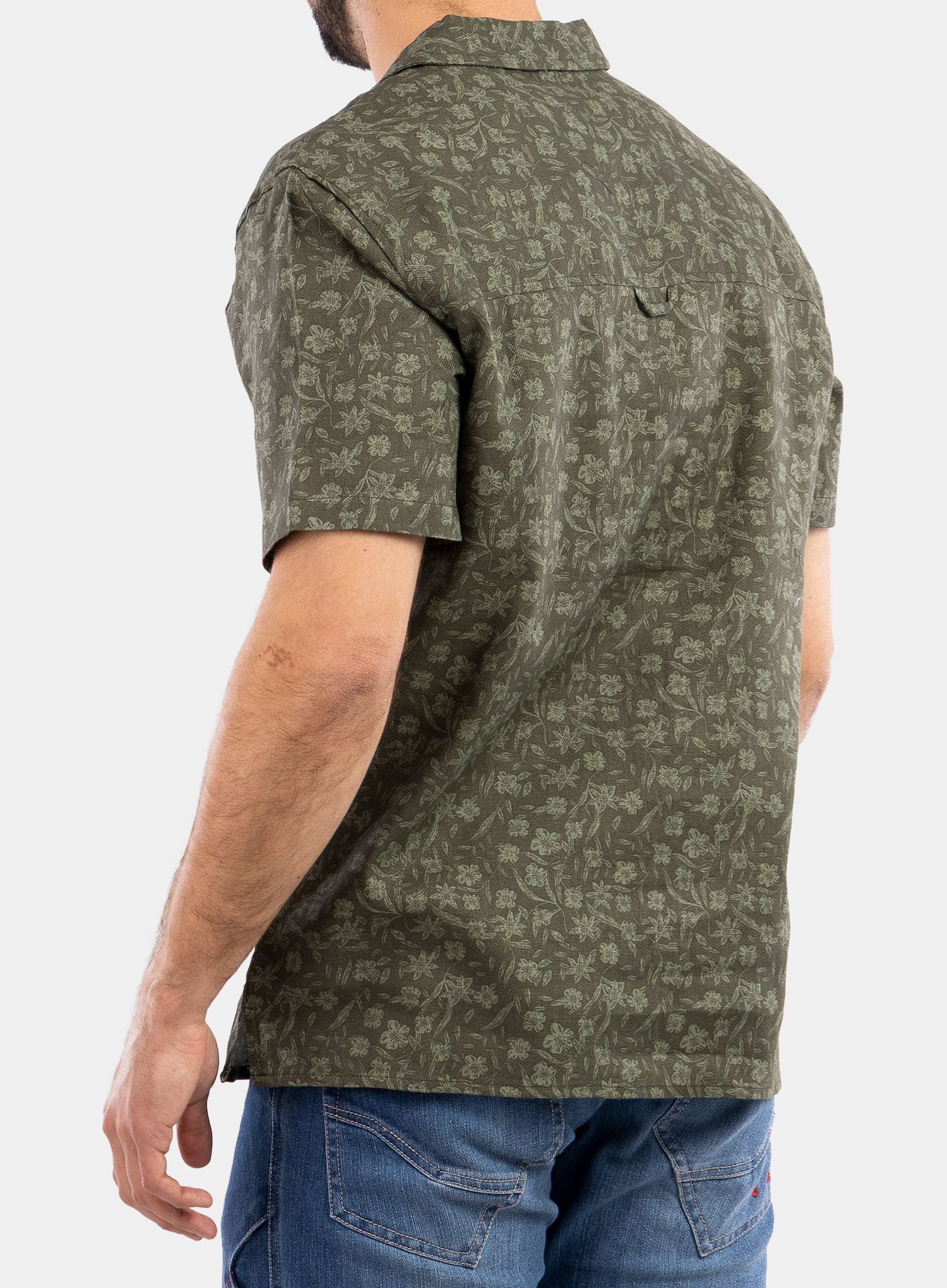 Košile Craghoppers NosiBotanical Pasport S/S Shirt - parka green