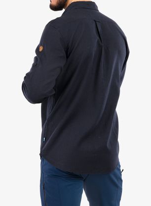 Cestovní košile Fjallraven Ovik Travel Shirt LS - dark navy
