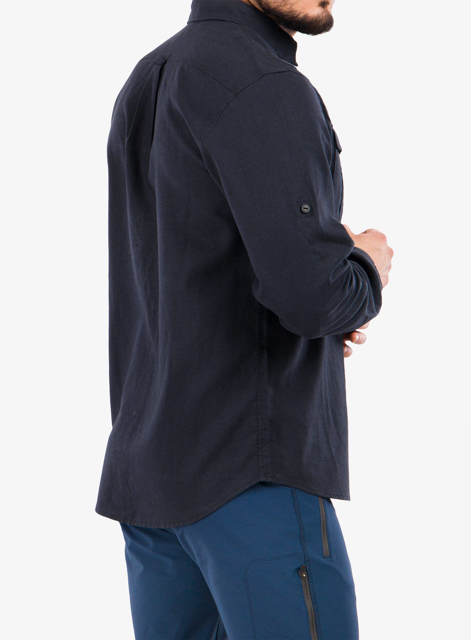 Cestovní košile Fjallraven Ovik Travel Shirt LS - dark navy