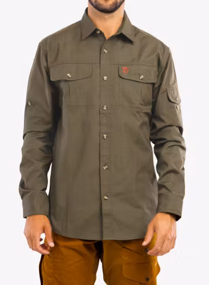 Trekingová košile Fjallraven Singi Trekking Shirt LS - dark olive