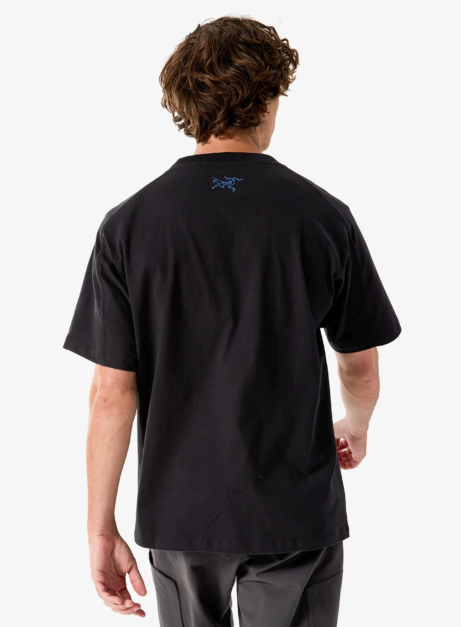 Bavlněné tričko Arcteryx Kragg Cotton Lithographica SS - black