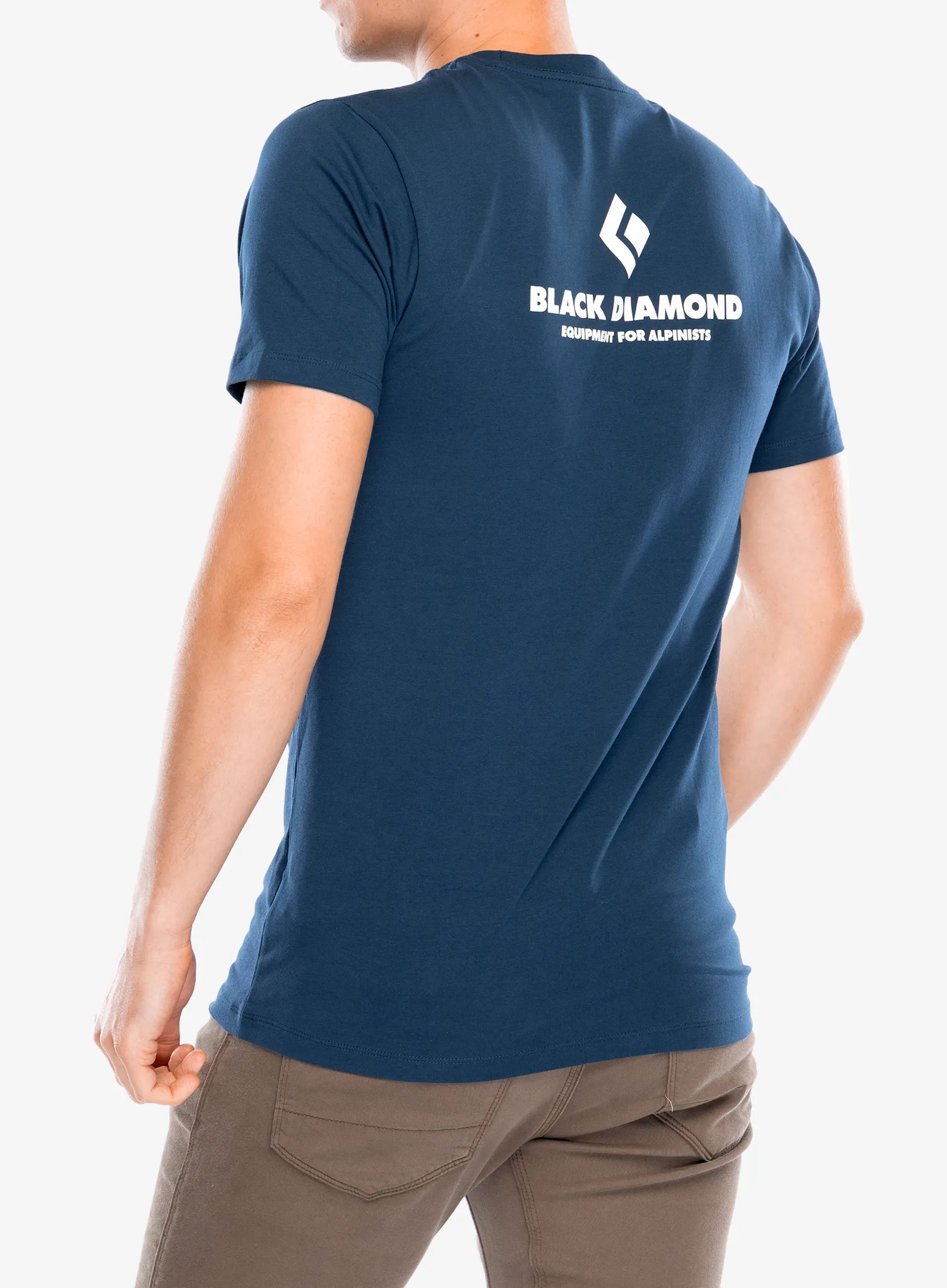Bavlněné tričko Black Diamond Equipment For Alpinist Tee - indigo