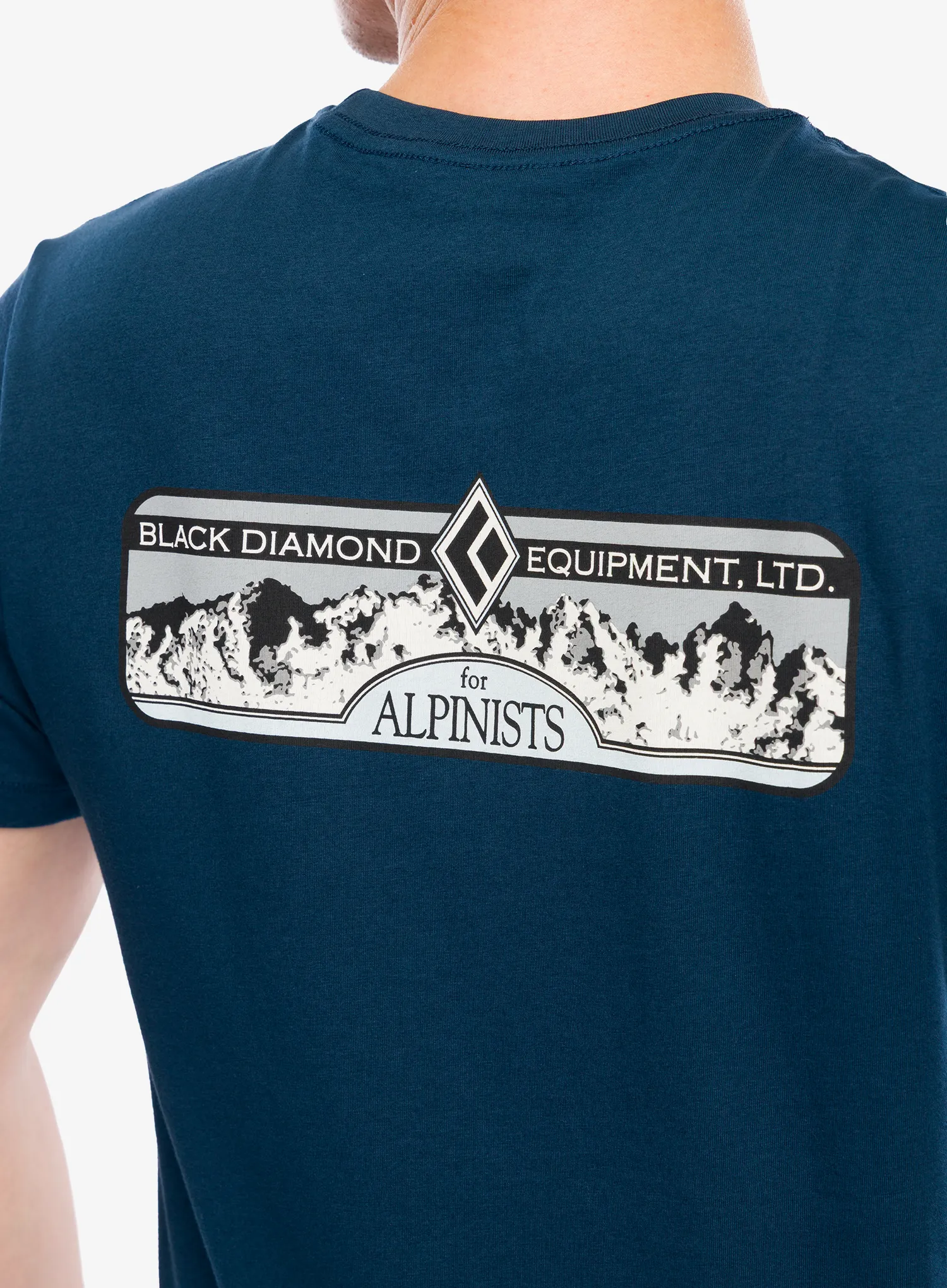 Bavlněné tričko Black Diamond Heritage Alpinist SS Tee - indigo
