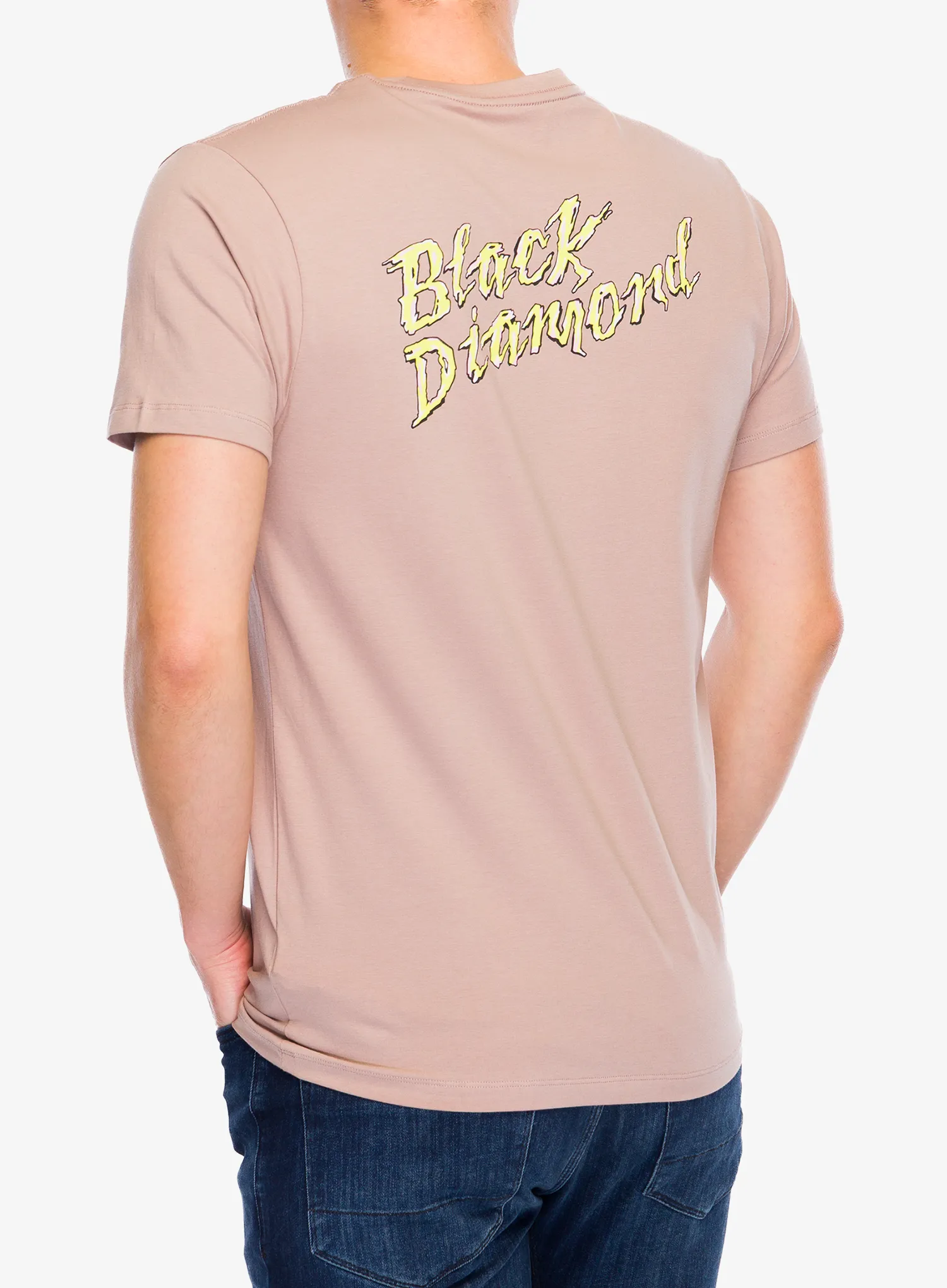 Bavlněné tričko Black Diamond Shredded SS Tee - pale mauve