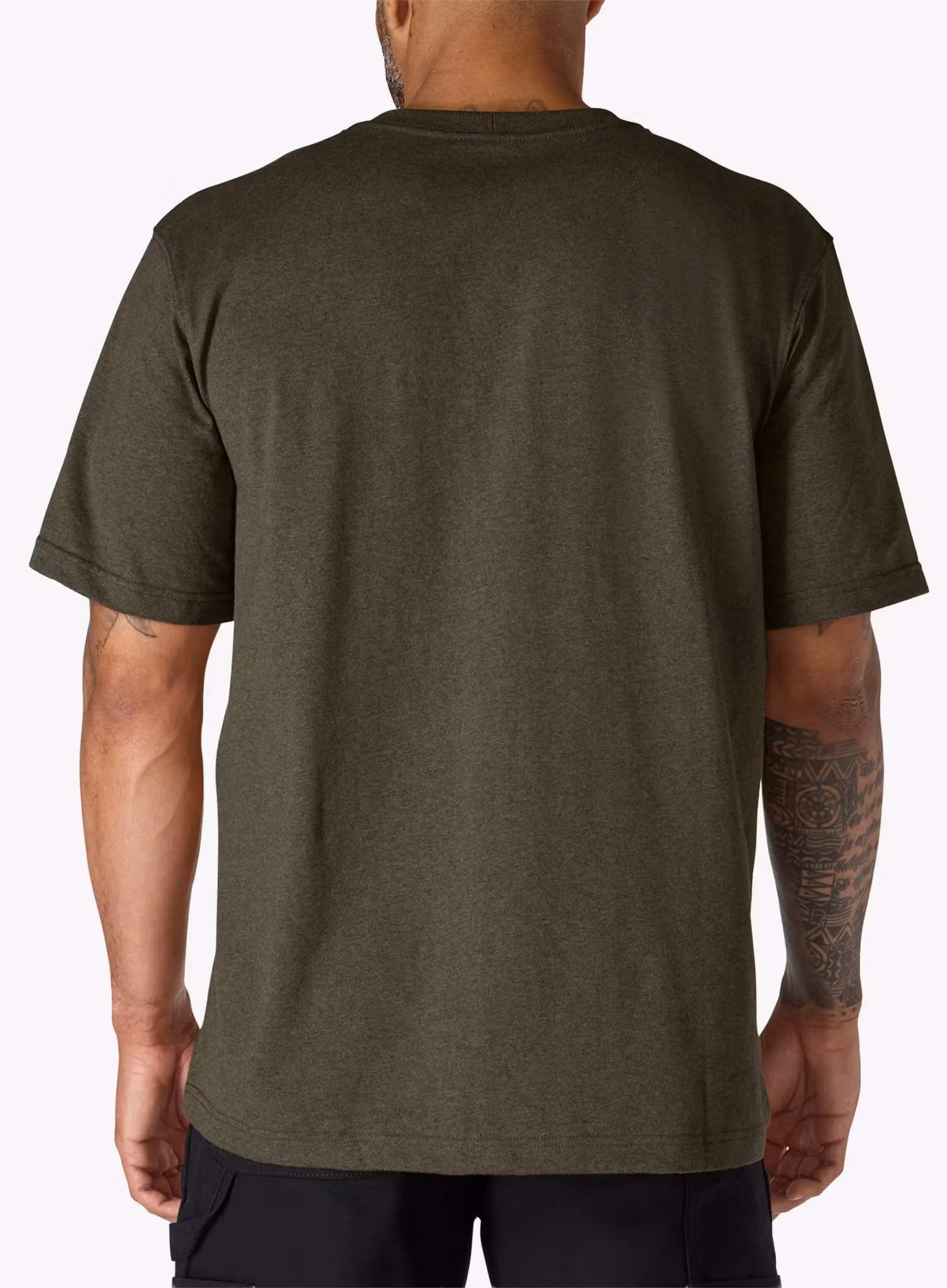 Bavlněné tričko Carhartt Dearborn Relaxed Pocket T-Shirt - burnished logs heather