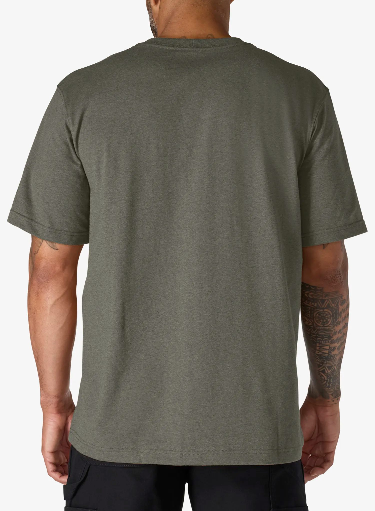 Bavlněné tričko Carhartt Dearborn Relaxed Pocket T-Shirt - dusty olive