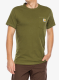 Bavlněné tričko Carhartt Force Pocket S/S T-Shirt - dark bronzed green