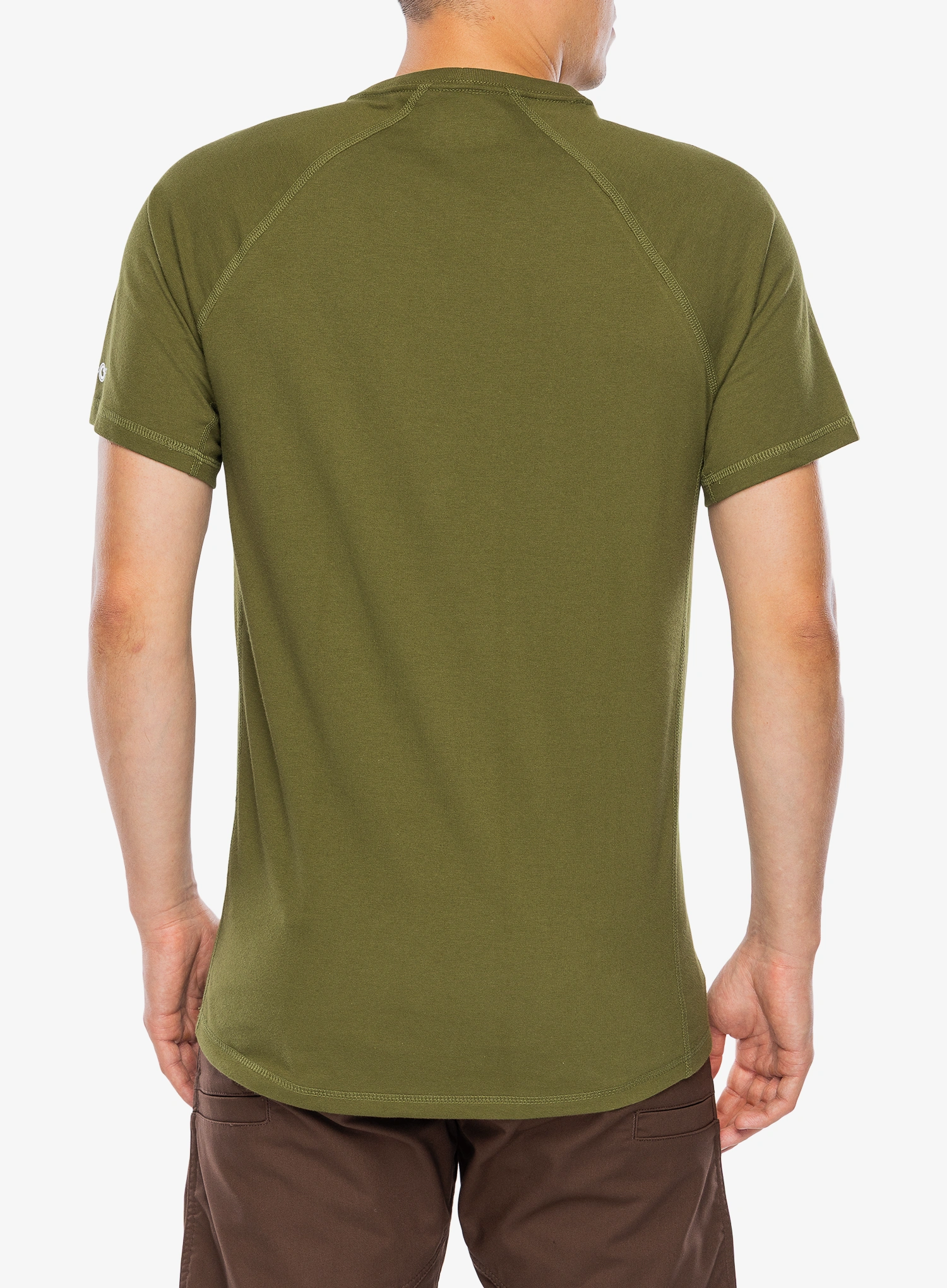 Bavlněné tričko Carhartt Force Pocket S/S T-Shirt - dark bronzed green