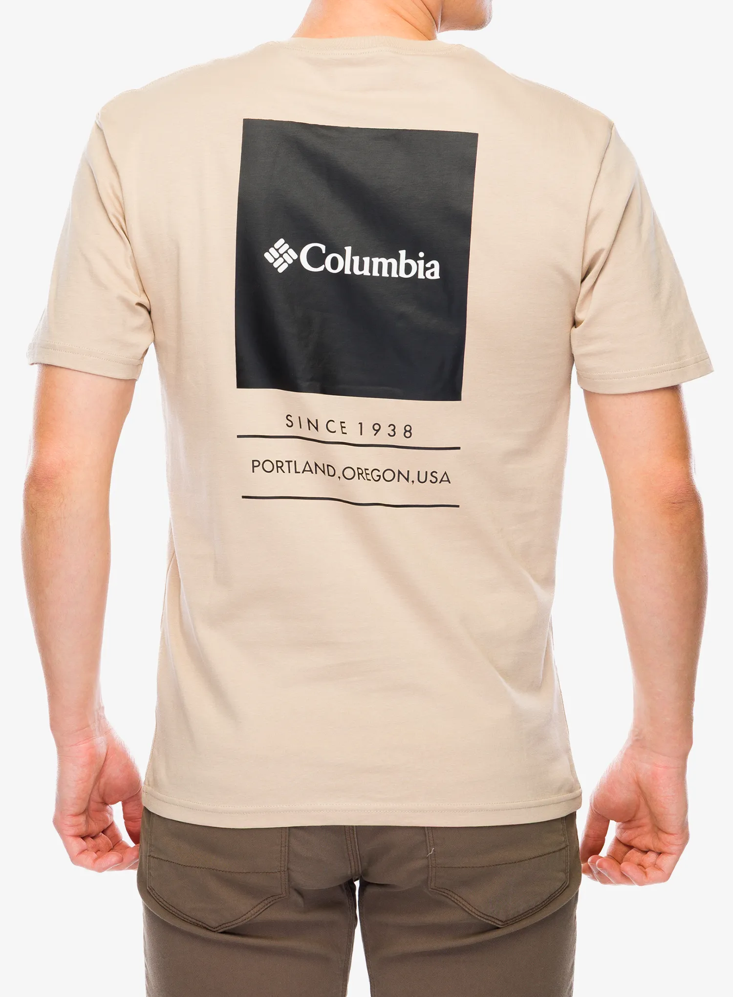 Bavlněné tričko Columbia Barton Springs S/S Graphic Tee - ancient fossil
