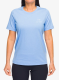 Bavlněné tričko dámské Arcteryx Kragg SL Cotton Emblem Crew SS - glacial