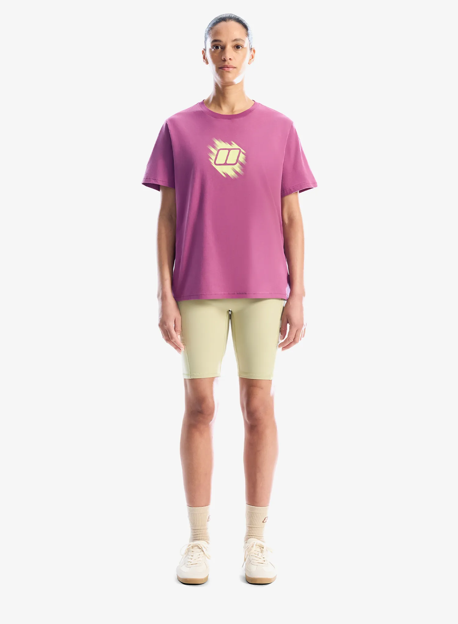 Bavlněné tričko dámské Berghaus Sketched Blocks Essential Tee Af - calluna