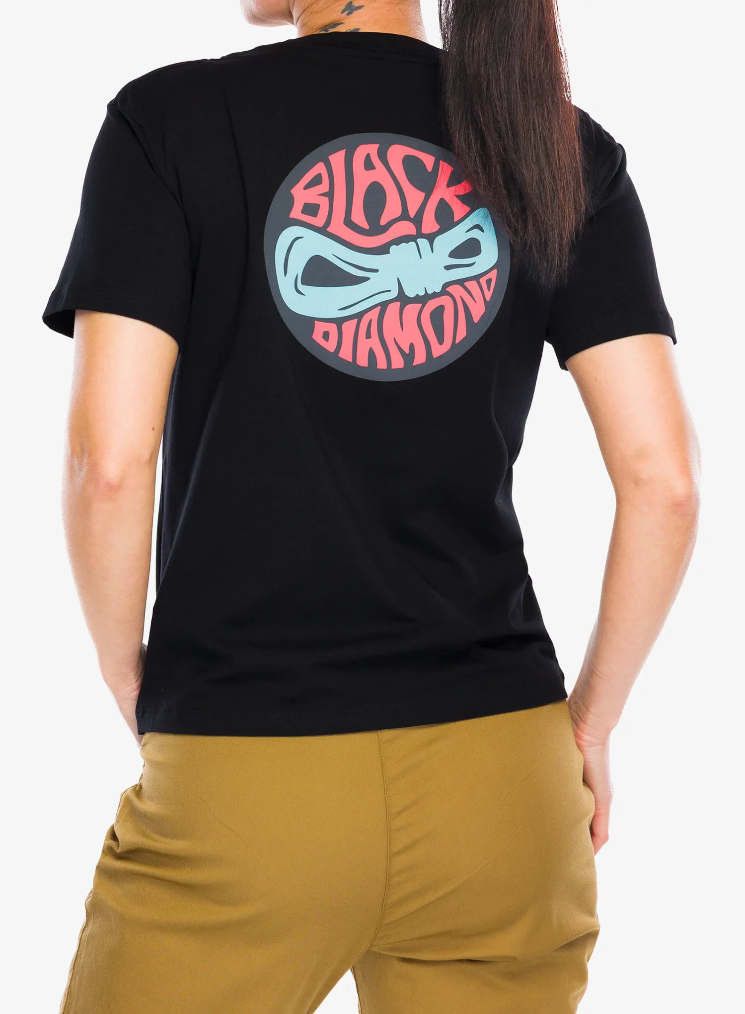 Bavlněné tričko dámské Black Diamond Rope Badge SS Tee - black