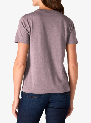 Bavlněné tričko dámské Carhartt Irvine Relaxed T-Shirt - ash berry heather