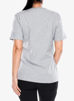 Bavlněné tričko dámské Carhartt Workwear Pocket S/S T-Shirt - heather grey