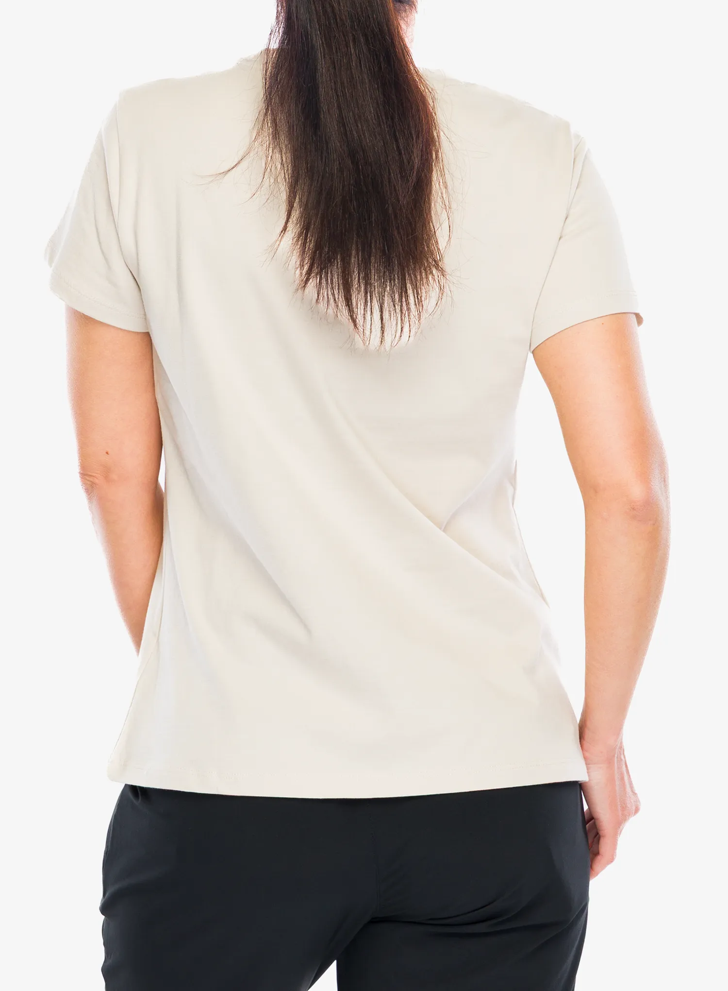 Bavlněné tričko dámské Didriksons Ingaro T BBTO - light beige