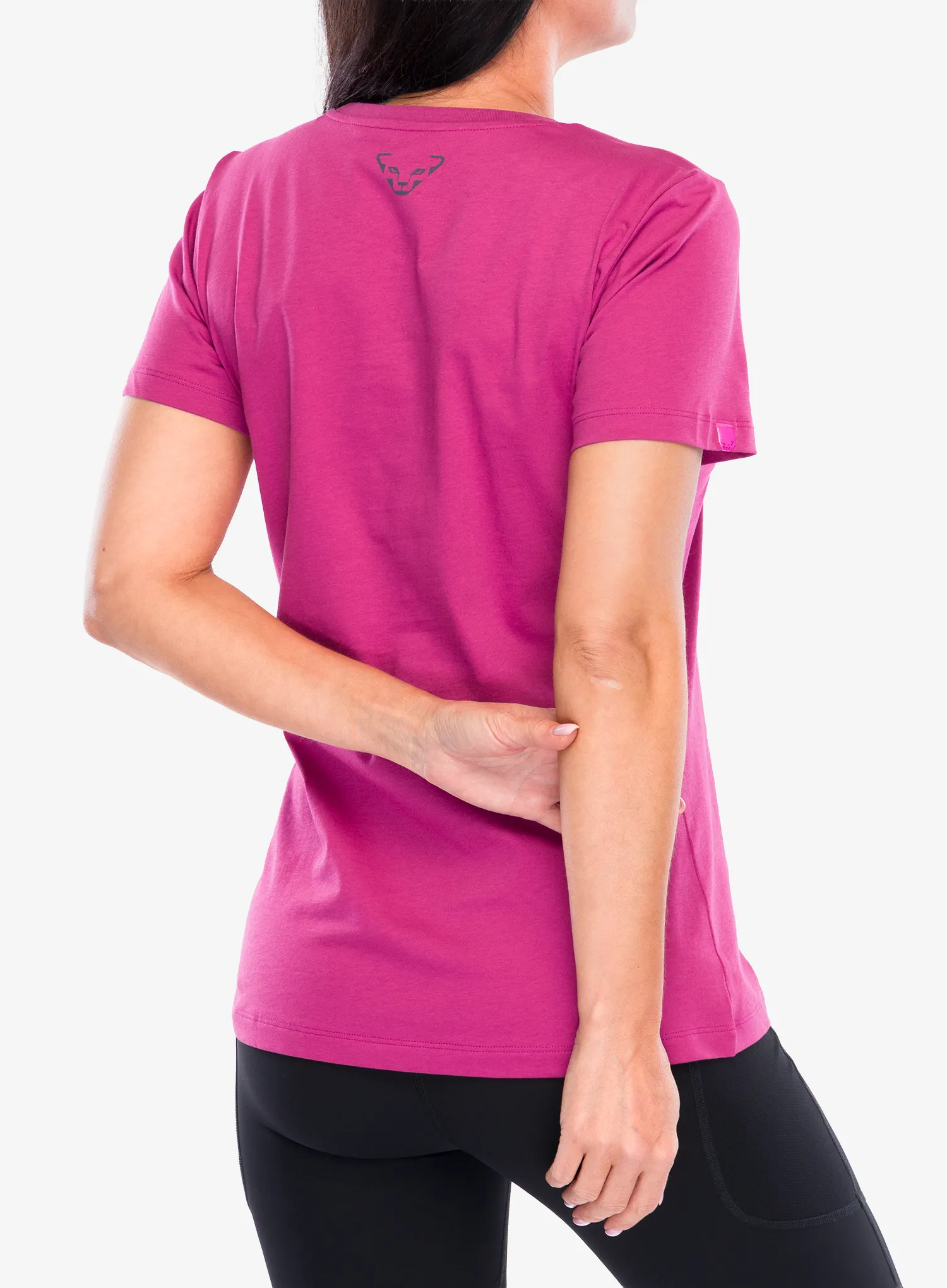 Bavlněné tričko dámské Dynafit Graphic CO S/S Tee - magenta/horizon