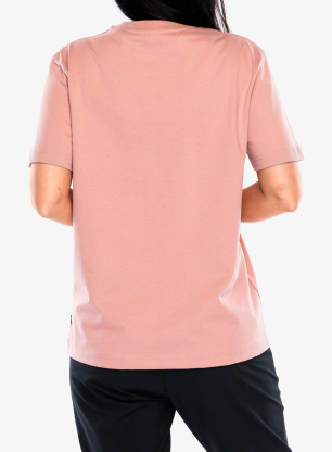 Bavlněné tričko dámské Fjallraven Heavy Classic T-shirt - dusty rose