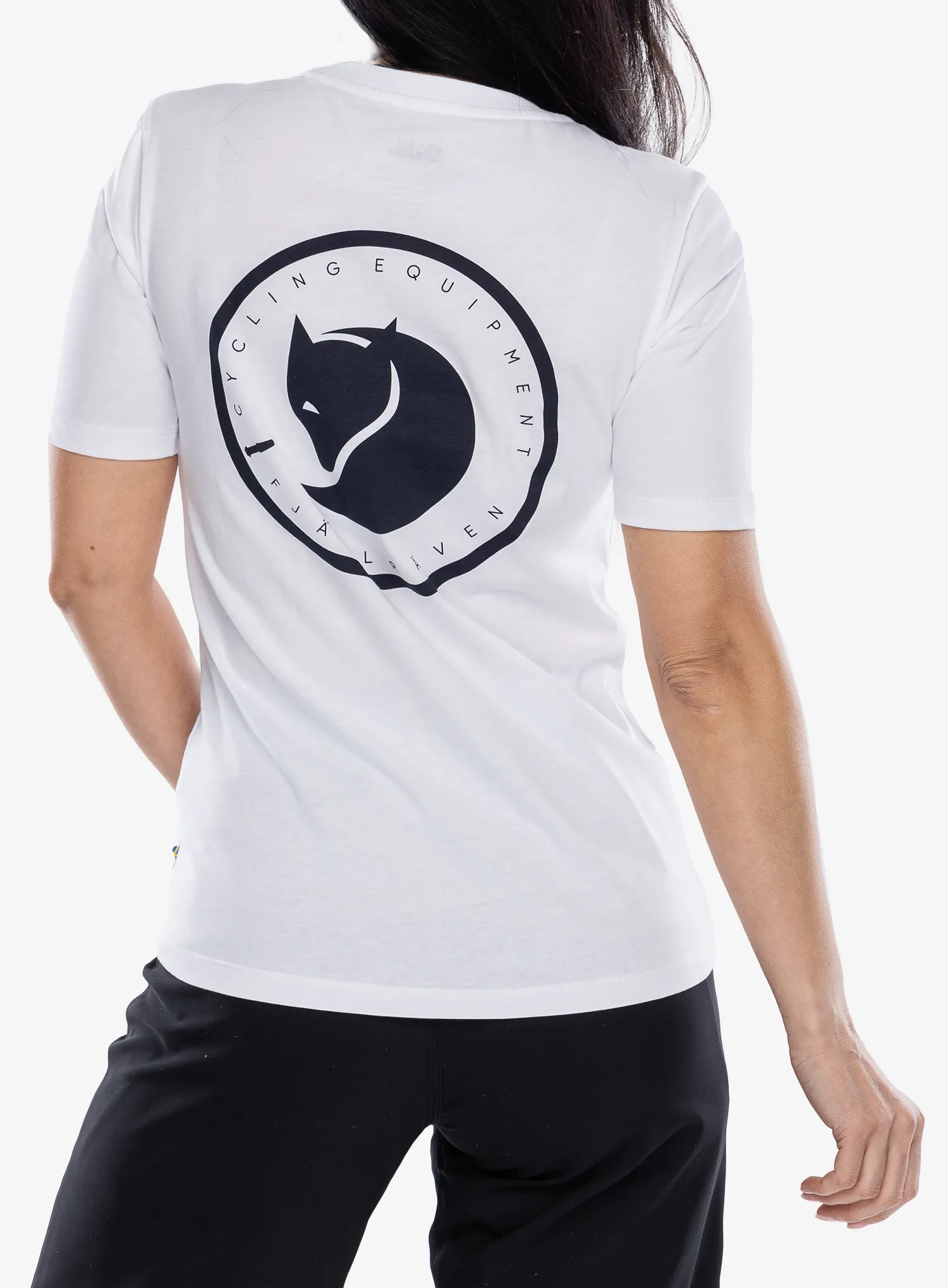 Bavlněné tričko dámské Fjallraven Hoja T-shirt - white
