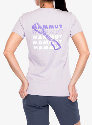 Bavlněné tričko dámské Mammut Massone T-Shirt Quickdraw - alpine calamint