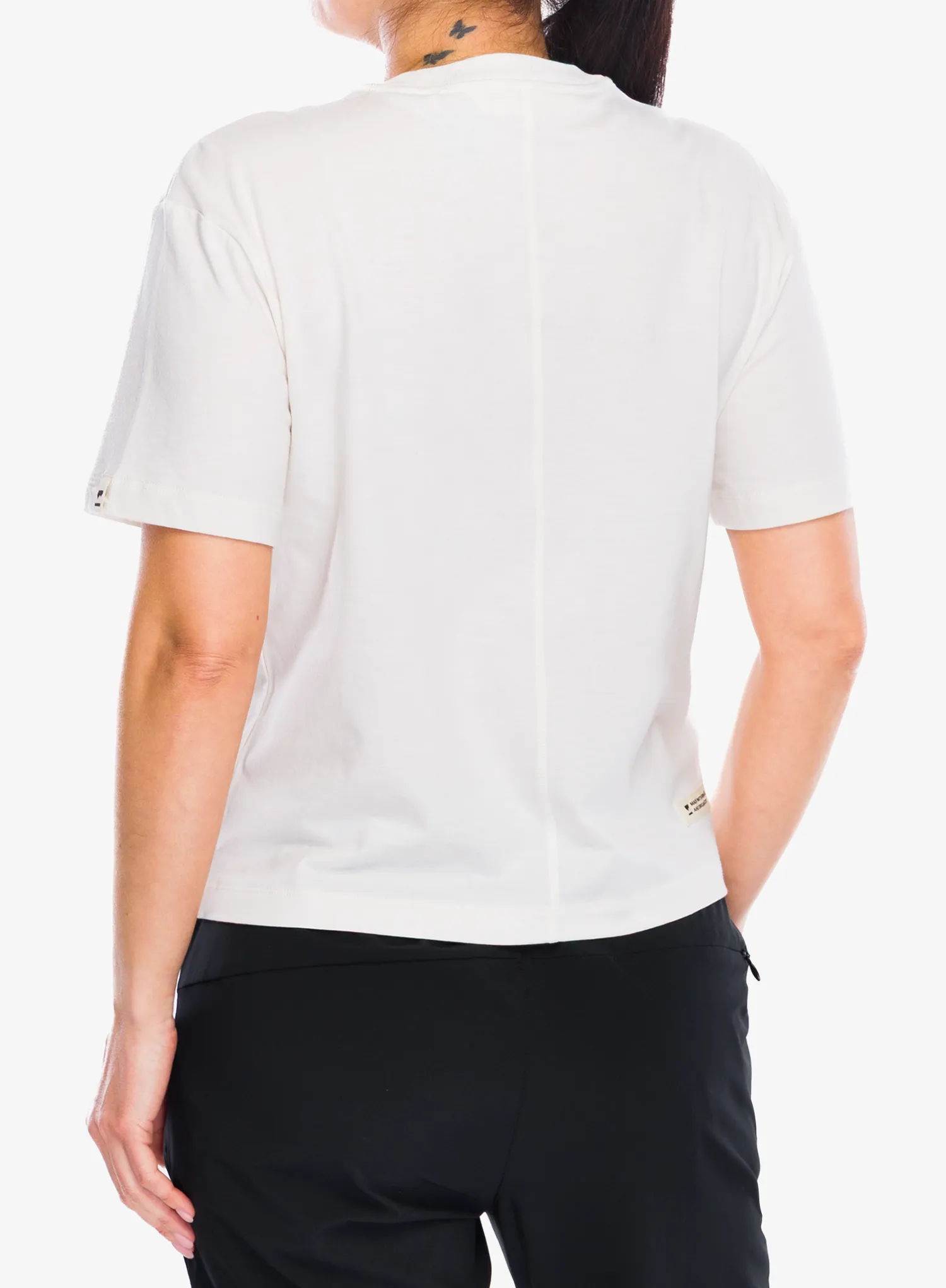 Bavlněné tričko dámské Mons Royale Yonder Merino Organic Cotton T-Shirt - white