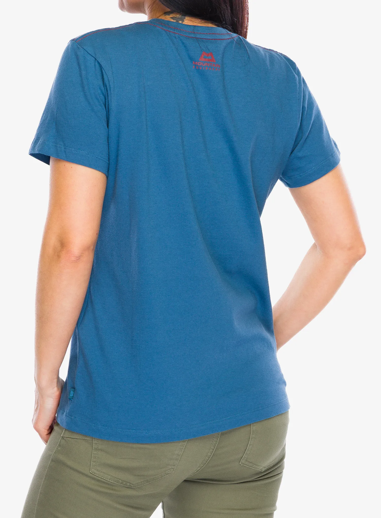 Bavlněné tričko dámské Mountain Equipment Alpenglow Tee - stellar blue