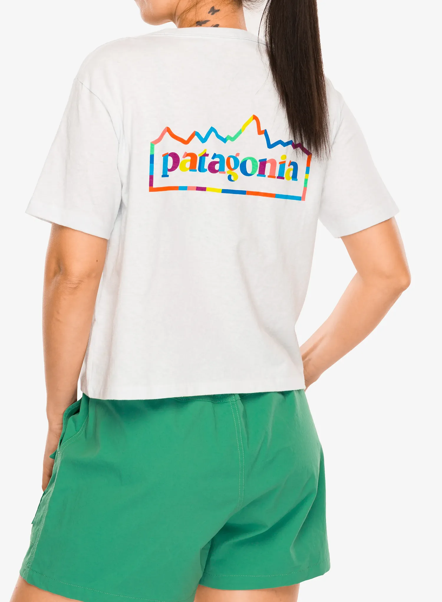 Bavlněné tričko dámské Patagonia Unity Fitz Easy Cut Responsibili-Tee - white